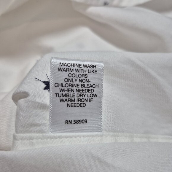 Daniel Cremieux Men's Shirt Size L White Stars United Collection Button Up (57) - Picture 10 of 11